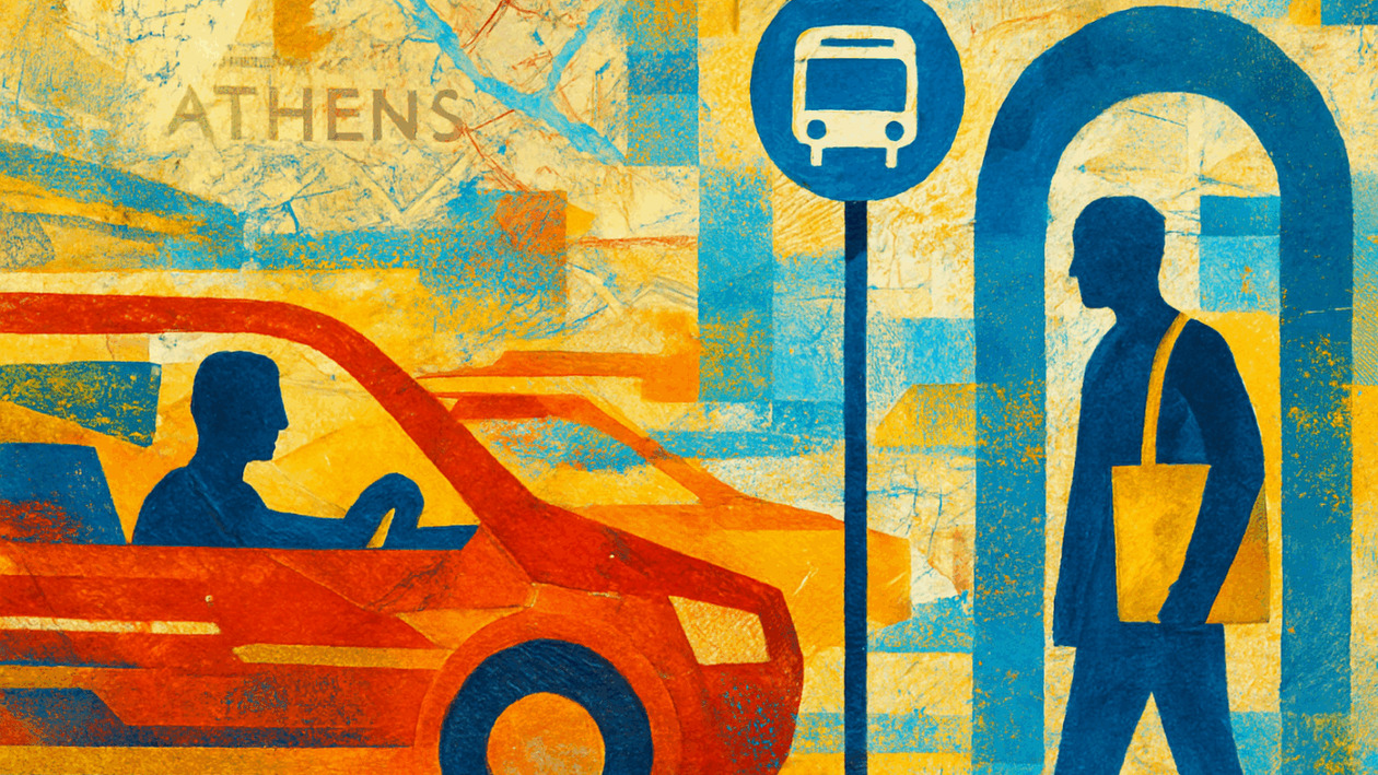 Αθήνα: Πόσο χρόνο χάνουν οι κάτοικοι χωρίς αυτοκίνητο στις καθημερινές διαδρομές
