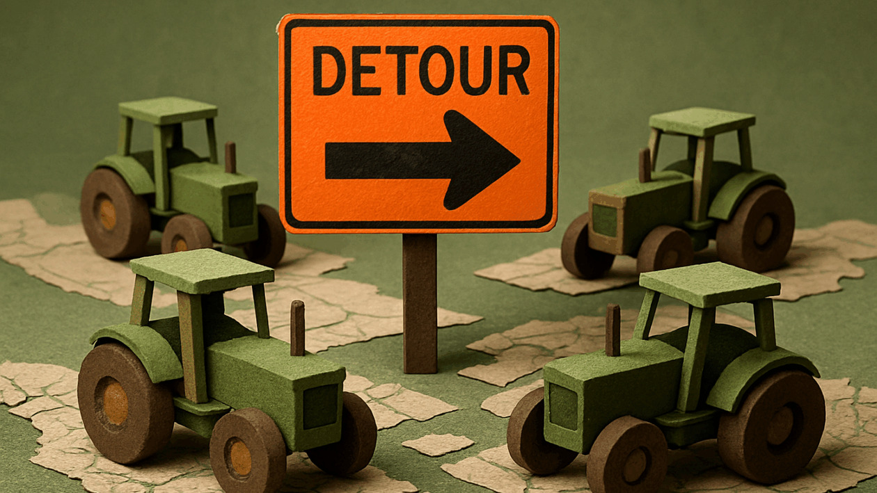 Κυκλοφοριακές ρυθμίσεις στην Πιερία: Διακοπή στην εθνική οδό Θεσσαλονίκης – Αθηνών λόγω αγροτικών κινητοποιήσεων