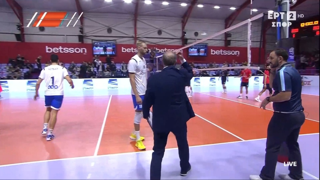 Ο Πανιώνιος κέρδισε το δεύτερο σετ με 25-23