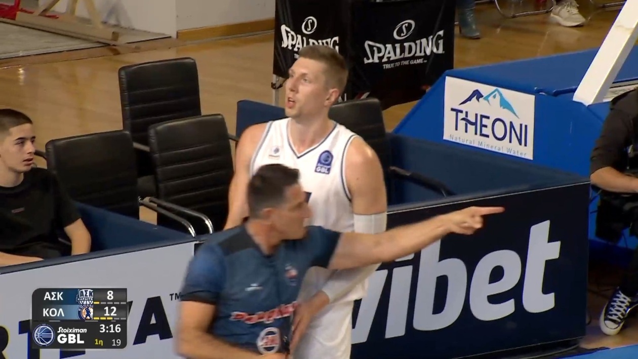 Ο Μάντσεν πρωταγωνίστησε στον αγώνα Καρδίτσα Κολοσσός