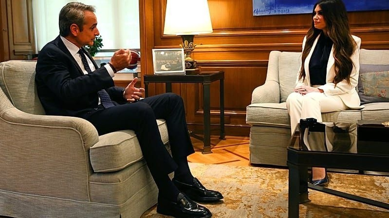 Ο Μητσοτάκης συναντήθηκε στο Μέγαρο Μαξίμου με τη νέα πρέσβειρα των ΗΠΑ