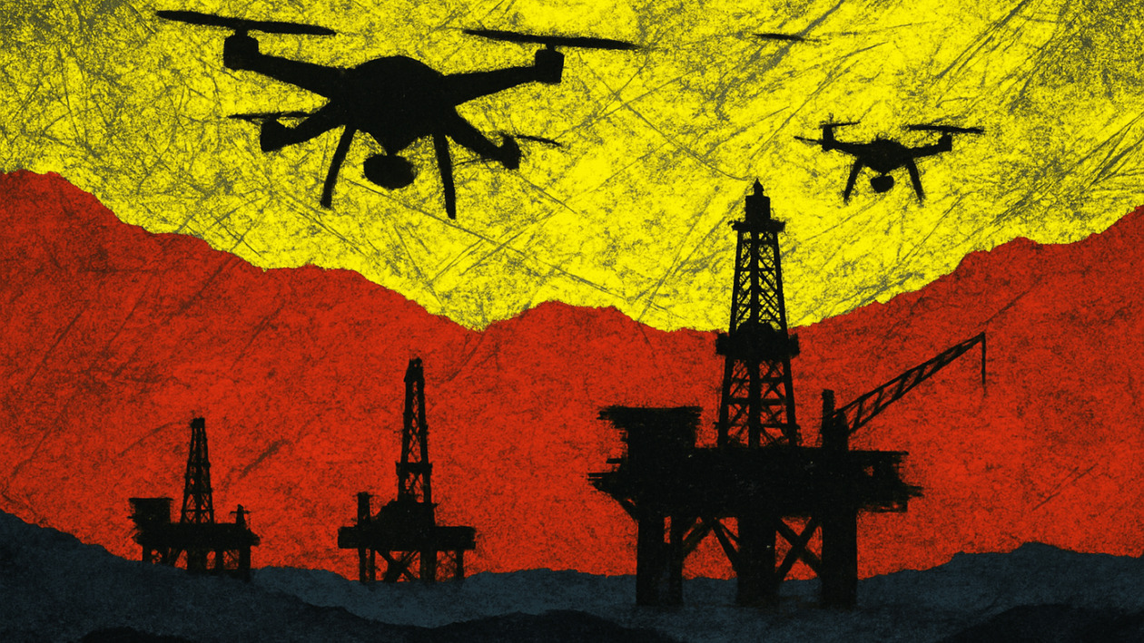 Ουκρανία: Πλήγμα με drones σε ρωσική πλατφόρμα πετρελαίου στην Κασπία Θάλασσα