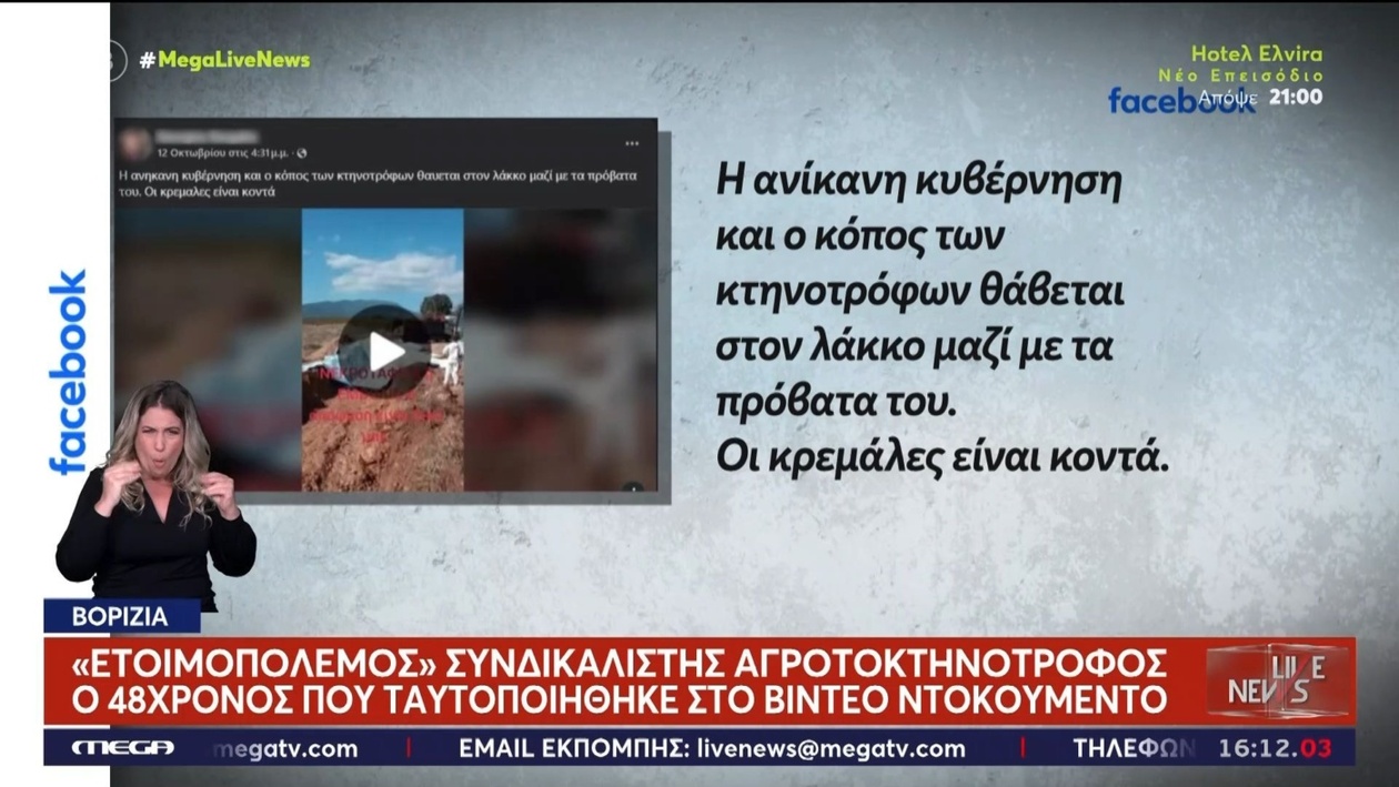 Σύντομη παρουσίαση του 48χρονου από τα Βορίζια και των αναρτήσεων που καλούσαν σε κρεμάλες