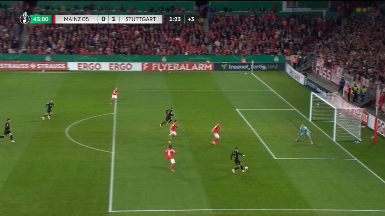 Ο αγώνας Μάιντζ Στουτγκάρδη είχε επέμβαση του Τσέντνερ