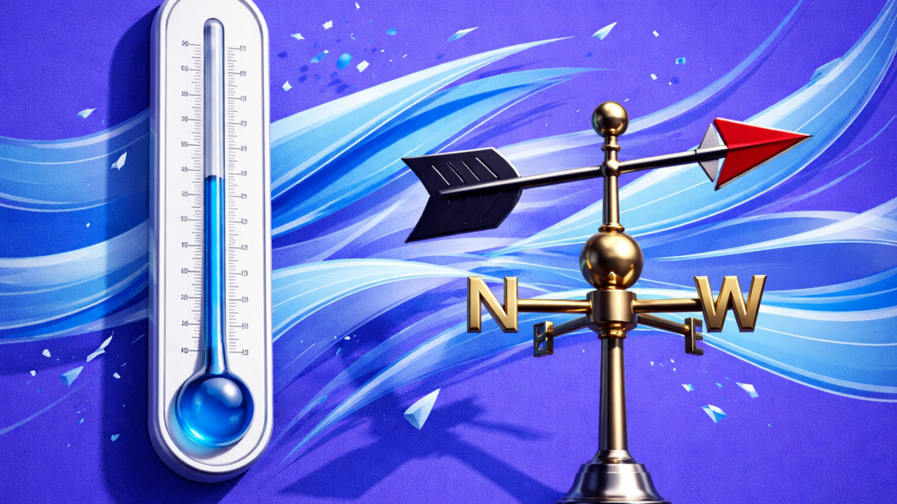 Καιρός: Τσουχτερό κρύο και θυελλώδεις άνεμοι τη Δευτέρα – Η πρόγνωση για την Πρωτοχρονιά