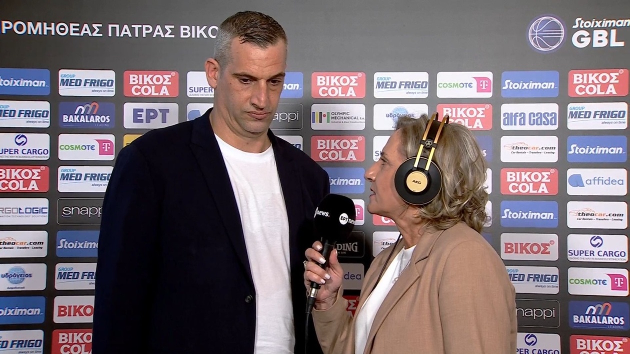 Ο Παπανικολόπουλος μίλησε στην κρατική τηλεόραση μετά τον αγώνα του Προμηθέα