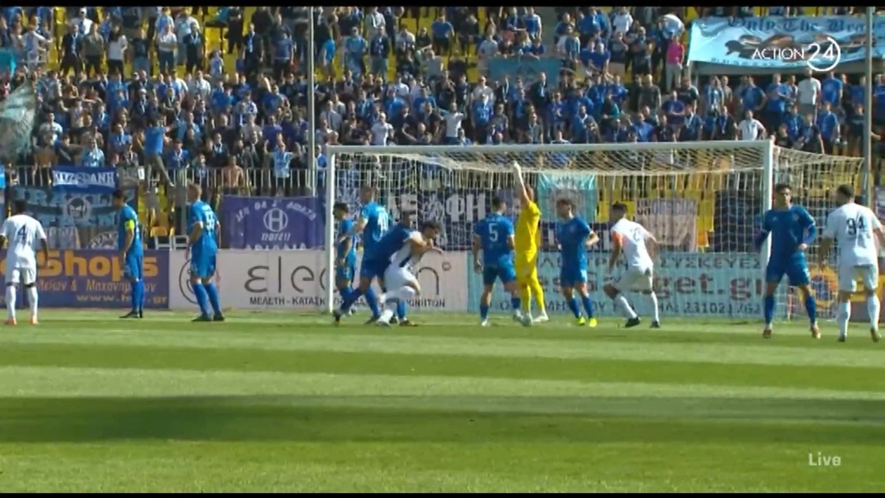 Ο Ηρακλής και η Νίκη Βόλου: έντονες διαμαρτυρίες για πιθανό πέναλτι