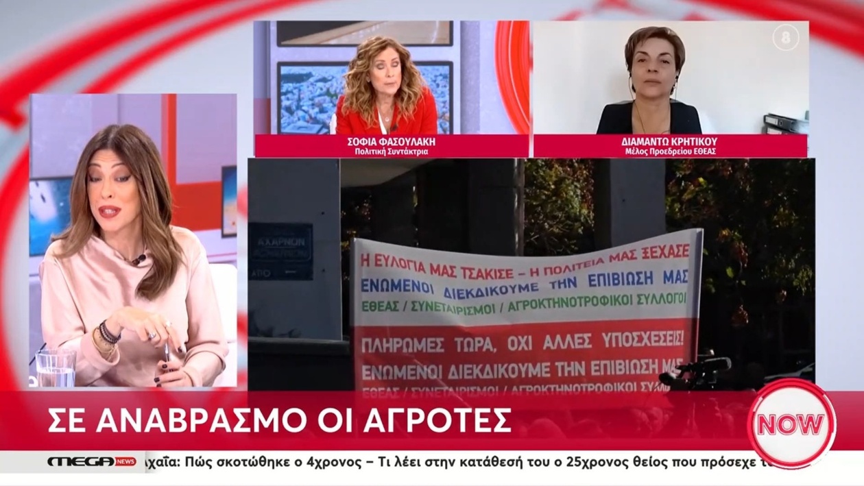 Δήλωση της Διαμάντως Κρητικού για τους αγρότες