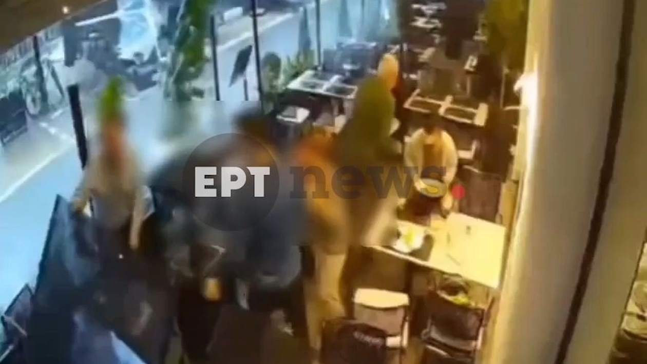 Κάμερα ασφαλείας εστιατορίου στην Πάτρα καταγράφει στιγμιότυπο από ανεμοστρόβιλο