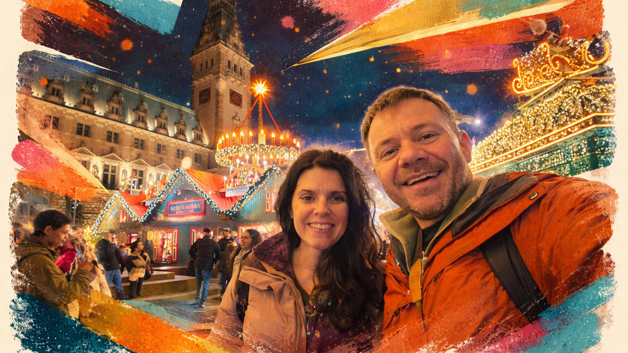 Happy Traveller: Ο Ευτύχης και η Ηλέκτρα στο χριστουγεννιάτικο Αμβούργο