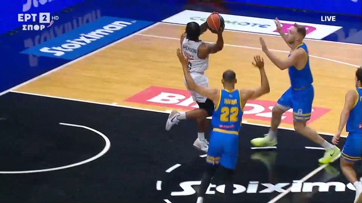 Ο ΠΑΟΚ με 360 μοίρες στροφή του Τζάκσον σε εντυπωσιακό καλάθι