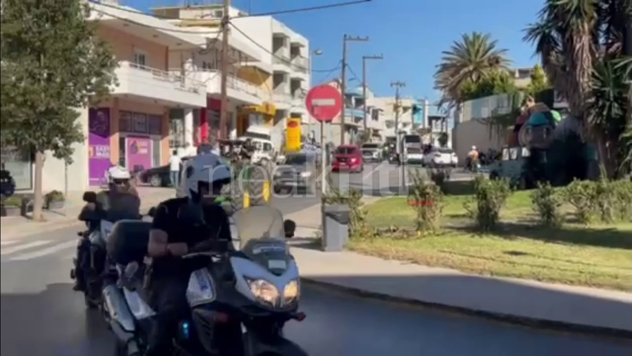 Μια πορεία κτηνοτρόφων στο Ρέθυμνο διακόπτει την κυκλοφορία