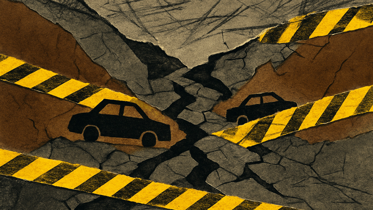 Κυκλοφοριακές ρυθμίσεις στη λεωφόρο Αθηνών: Πτώση βράχων και κλειστοί δρόμοι