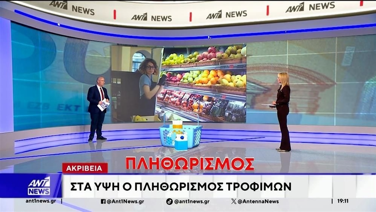 Αύξηση του πληθωρισμού των τροφίμων