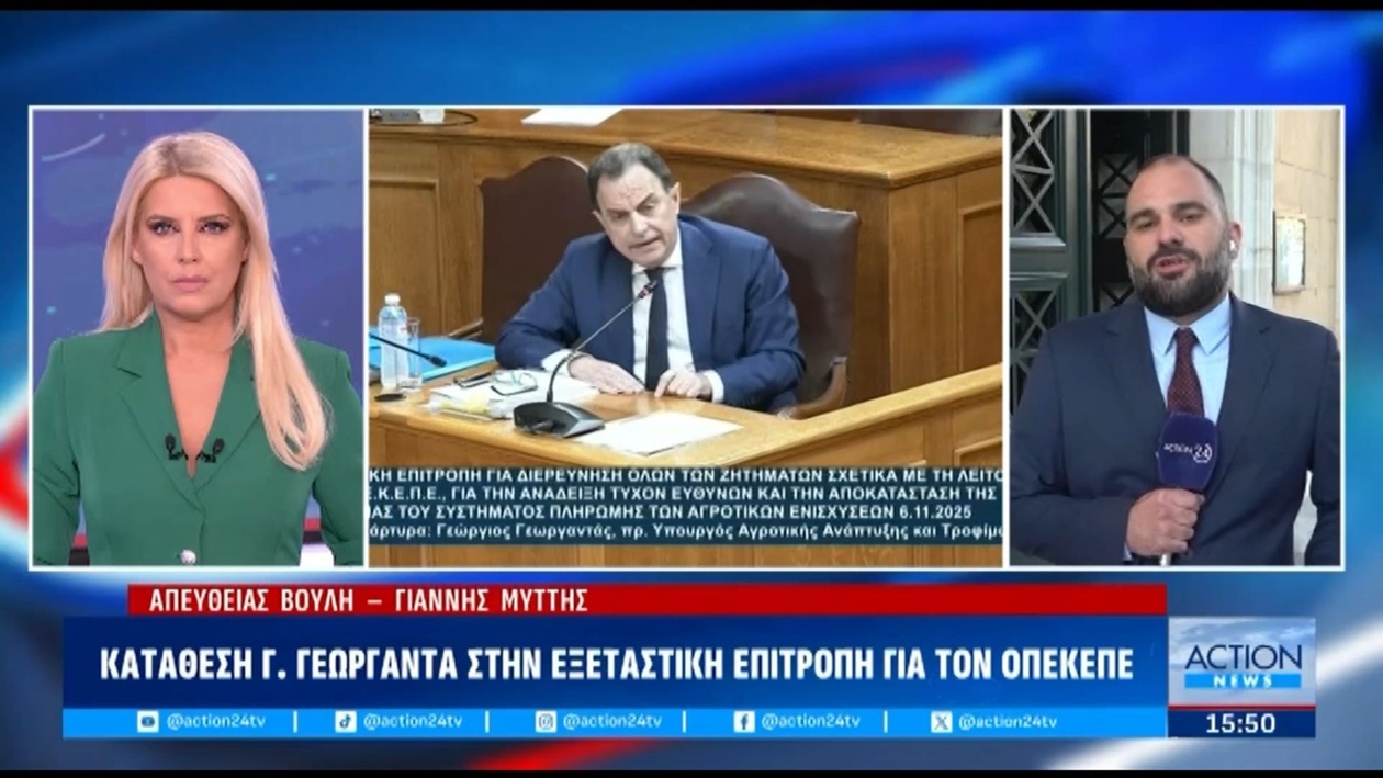 Γ. Γεωργαντάς: Κατάθεση στην εξεταστική επιτροπή του ΟΠΕΚΕΠΕ