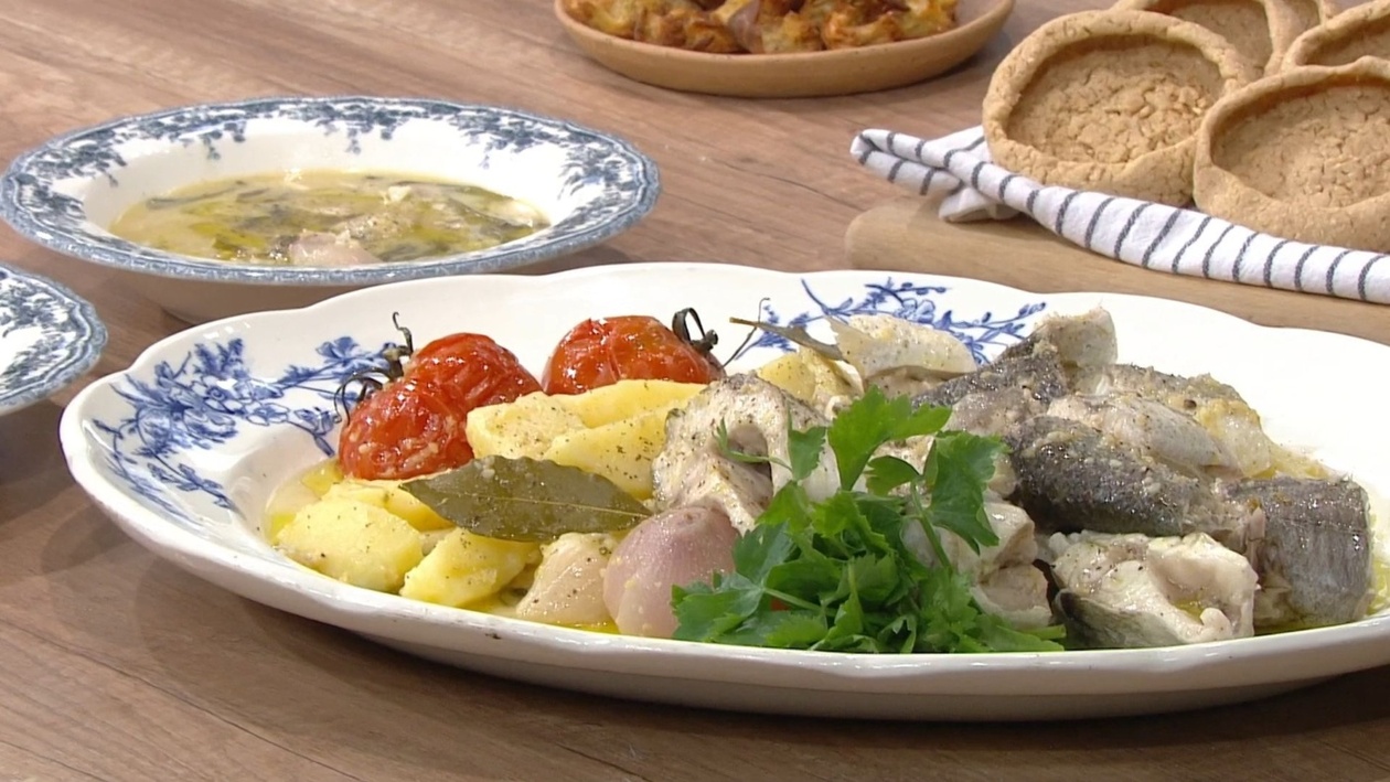 Μια ψαρόσουπα της Λέσβου με πλιγούρι