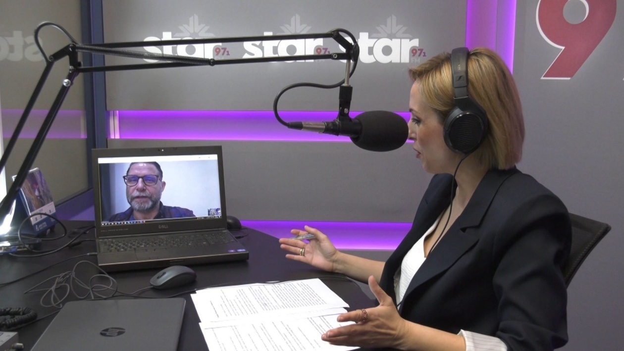 Ο ηθοποιός Κώστας Μυλωνάς στον STARFM