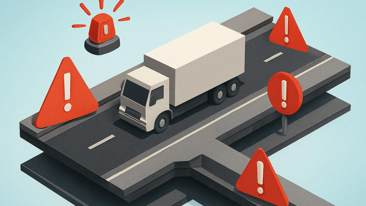 Οδηγός νταλίκας μπήκε ανάποδα στην εθνική Αθηνών-Θεσσαλονίκης