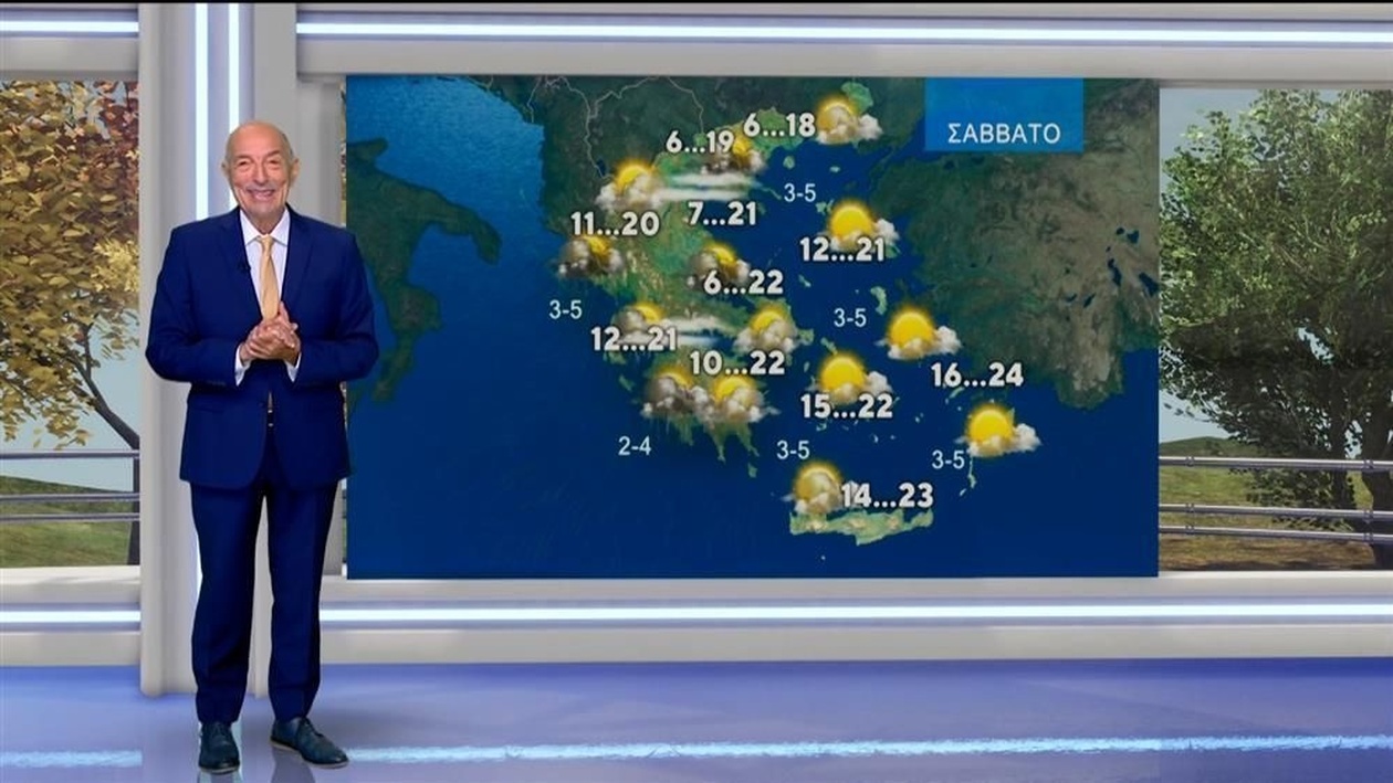 Ant1 News 20:00 Δελτίο καιρού 06-11-2025