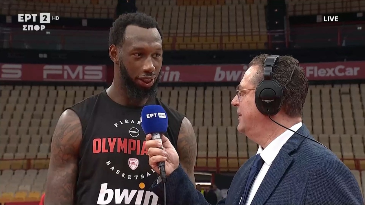 Δηλώσεις του Ντόντα Χολ μετά τη νίκη του Ολυμπιακού