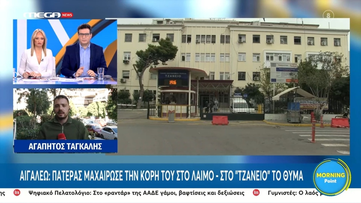 Ένας πατέρας μαχαίρωσε την κόρη του στο Αιγάλεω