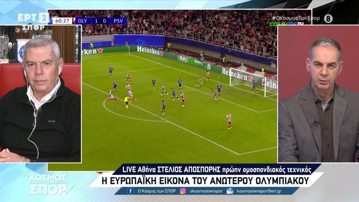 Σχόλια του Στέλιου Αποσπόρη για τις εμφανίσεις των ελληνικών ομάδων στην Ευρώπη