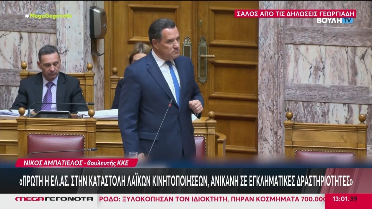 Η δήλωση του Γεωργιάδη για το σύστημα οπλοκατοχής στις ΗΠΑ προκάλεσε αντιπαράθεση