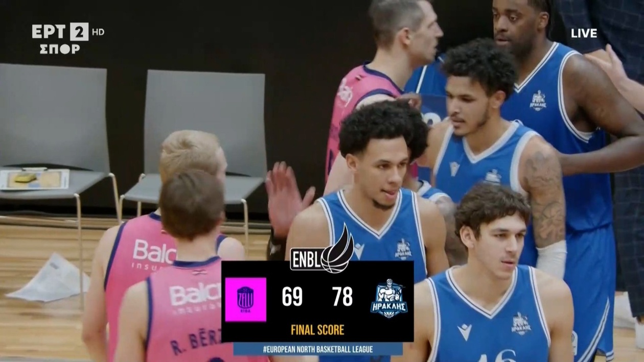 Ο αγώνας Ρίγα Ζέλι με Ηρακλή 69-78