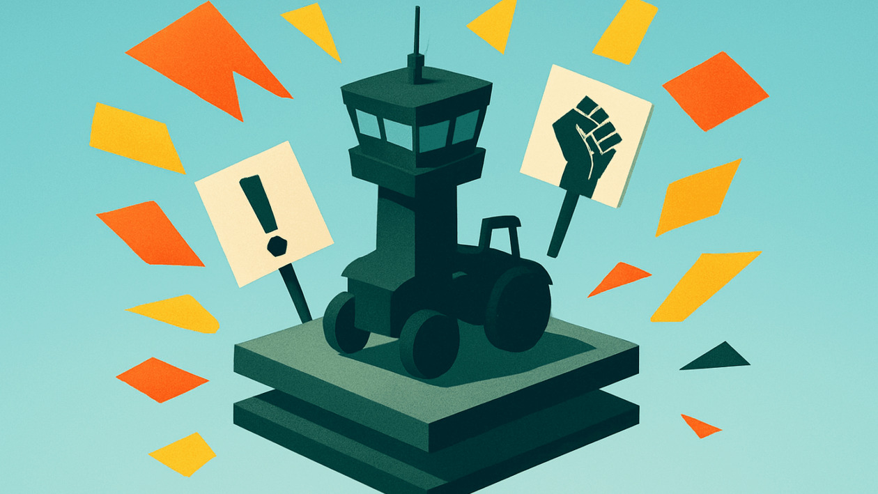 Ηράκλειο: Νέα ένταση με αγρότες στο αεροδρόμιο, κλείνει ξανά απόψε