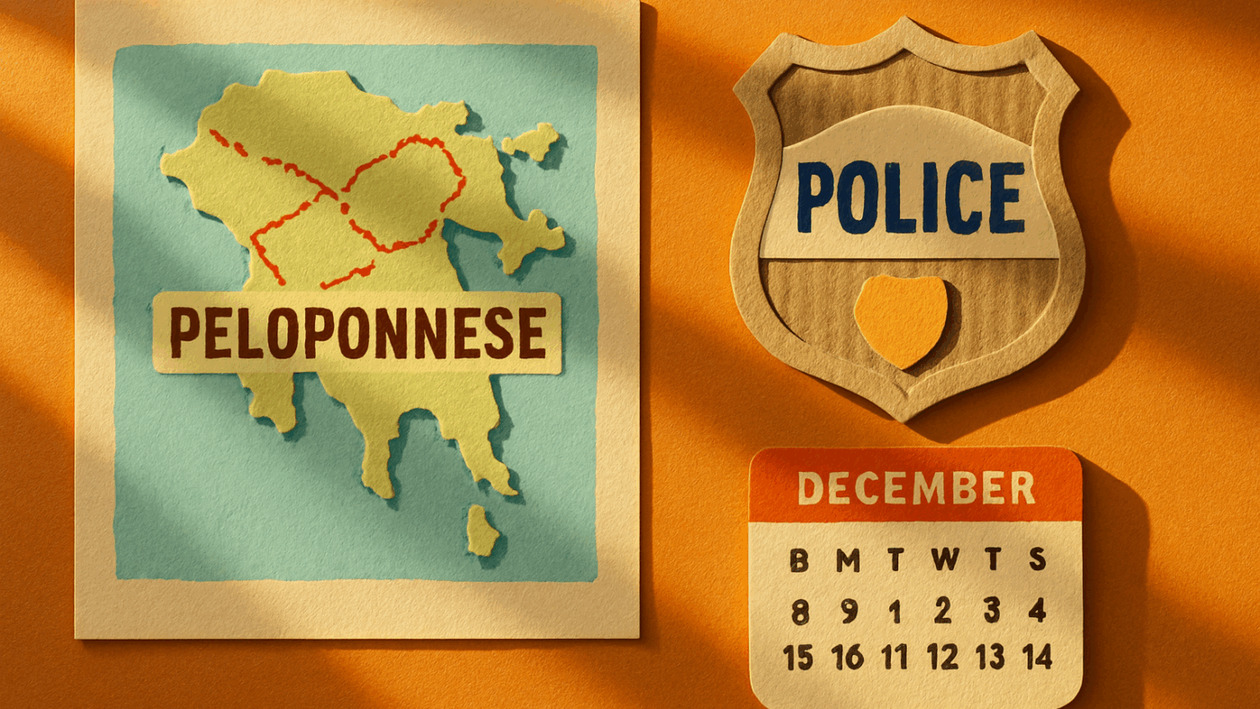 Κινητές αστυνομικές μονάδες: Τα δρομολόγια στην Πελοπόννησο από 8 έως 14 Δεκεμβρίου