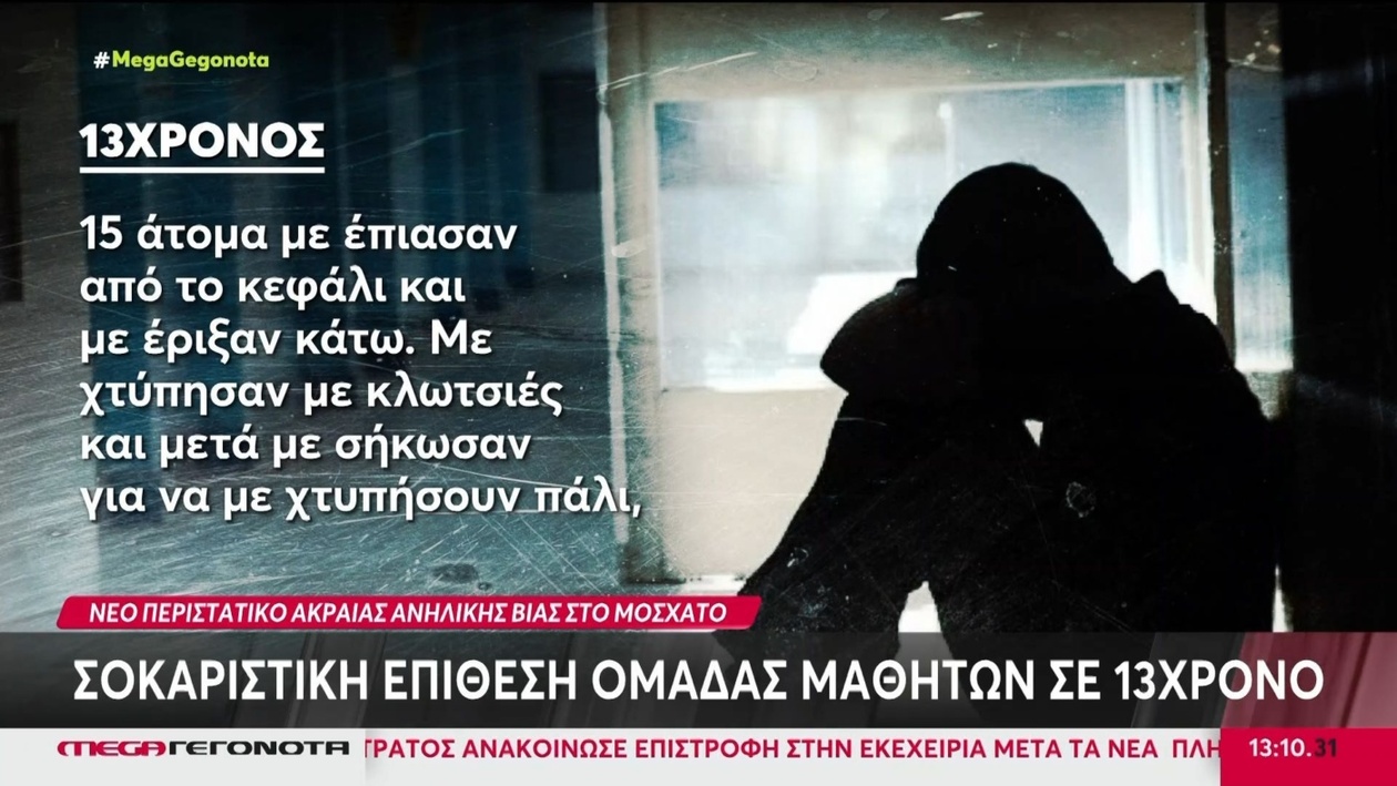 Το Μοσχάτο επίθεση μαθητών σε 13χρονο προκαλεί ανησυχία