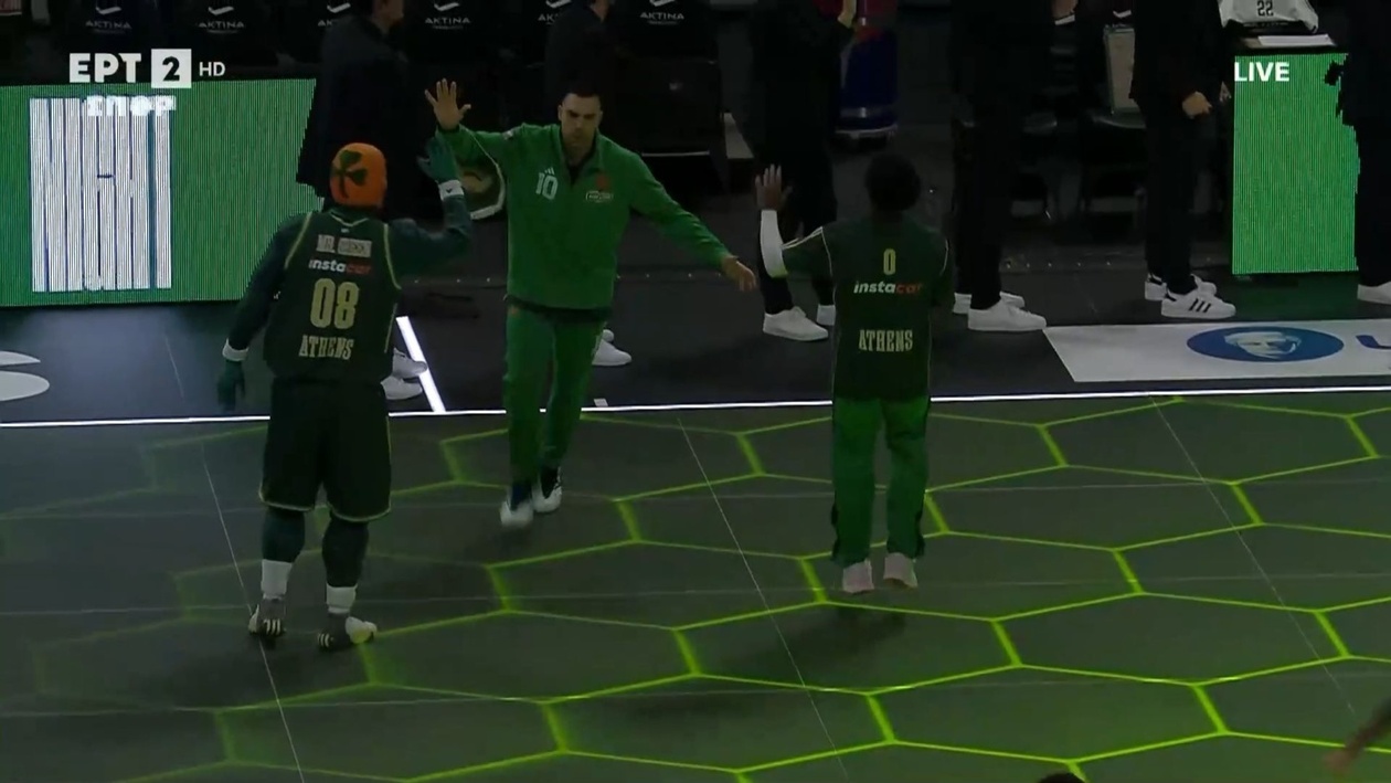 Οι παρουσιάσεις ομάδων στο ματς Παναθηναϊκός Προμηθέας