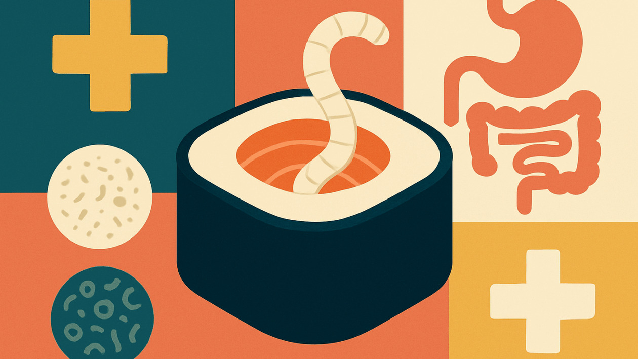 Θεσσαλονίκη: 22χρονος δηλητηριάστηκε από σούσι, εντοπίστηκε παράσιτο Anisakis για πρώτη φορά στην Ελλάδα