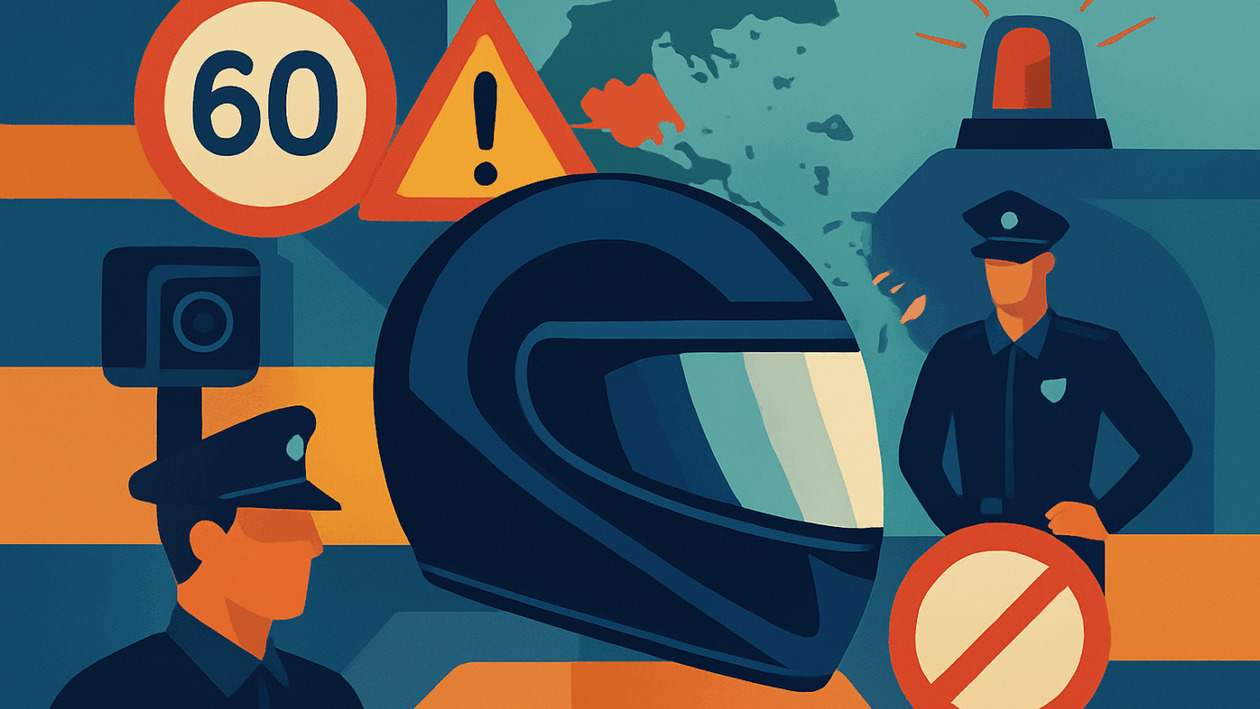 Νέος Κ.Ο.Κ.: Πάνω από 1.400 παραβάσεις για μη χρήση κράνους την 20η εβδομάδα της εκστρατείας