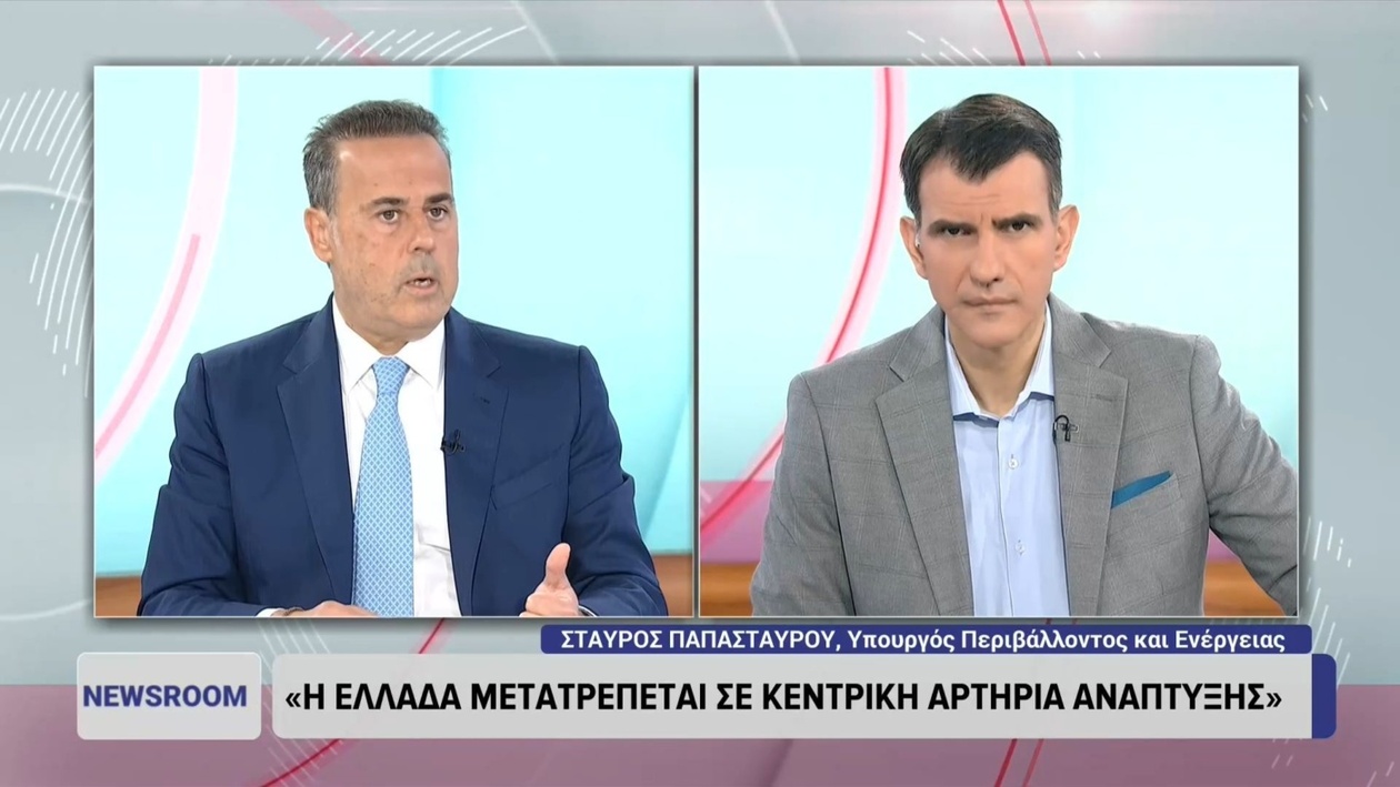 Ο Σταύρος Παπασταύρου στο Ζάππειο δεσμεύτηκε να διασφαλίσει την ενεργειακή ασφάλεια της Ελλάδας