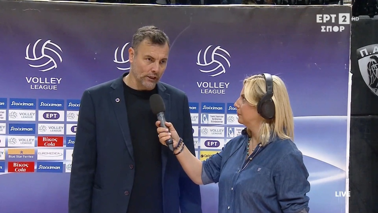 Ο Θάνος Τερζής Σχολιάζει την Ήττα του Φοίνικα από τον ΠΑΟΚ στην Volley League