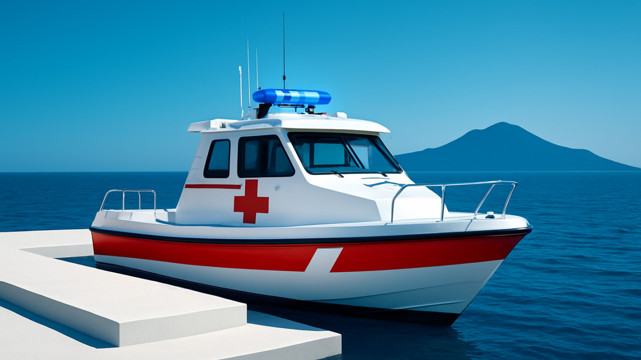 Άγιος Ευστράτιος: Το νέο πλωτό ασθενοφόρο θωρακίζει την υγειονομική κάλυψη του νησιού
