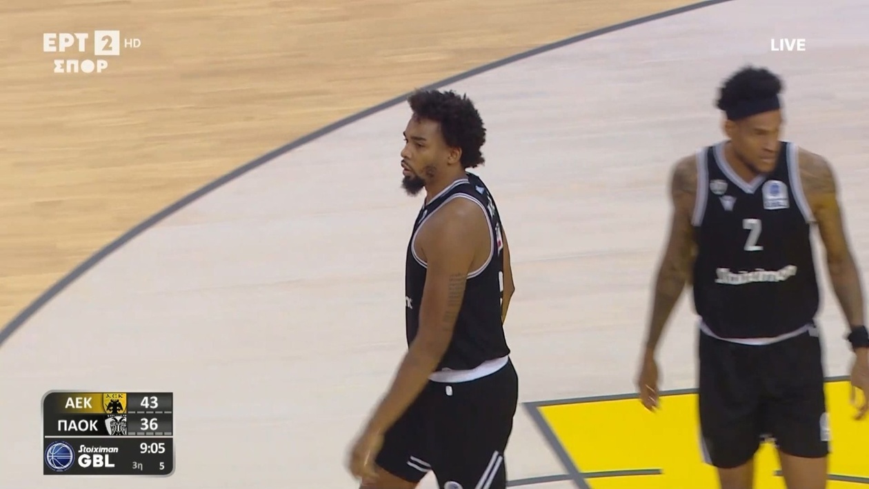 Ο ΠΑΟΚ επιτέθηκε στην ΑΕΚ μέσω διαδοχικών pick & roll