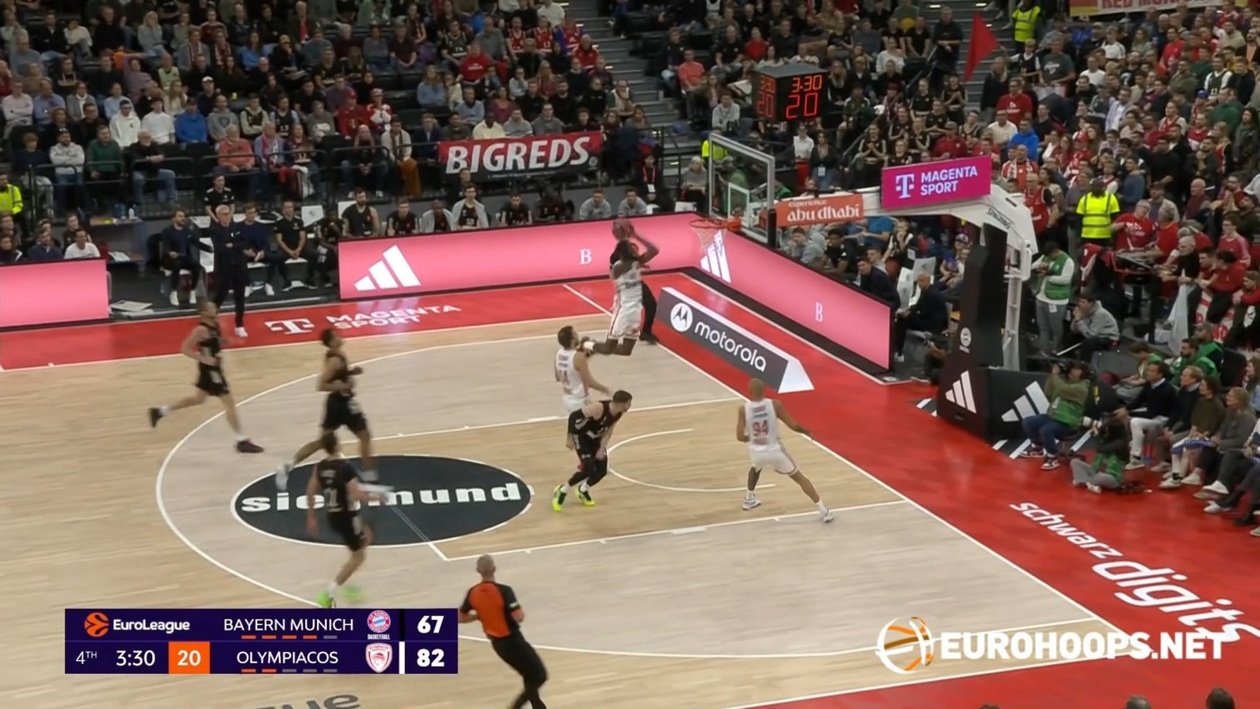 Ολυμπιακός: Εντυπωσιακός θρίαμβος στο Μόναχο με τον Ντόντα Χολ να λάμπει