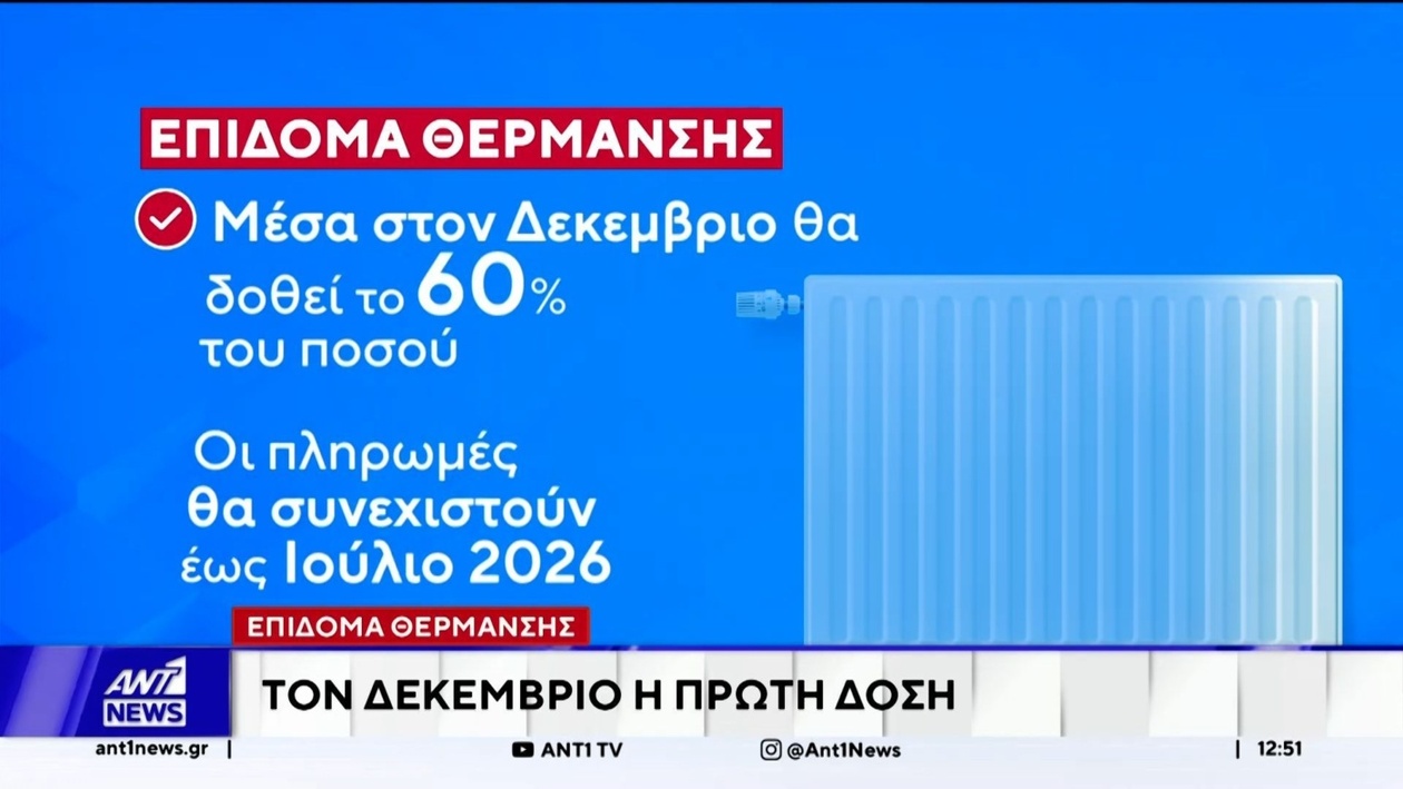 Η πλατφόρμα για το επίδομα θέρμανσης ανοίγει