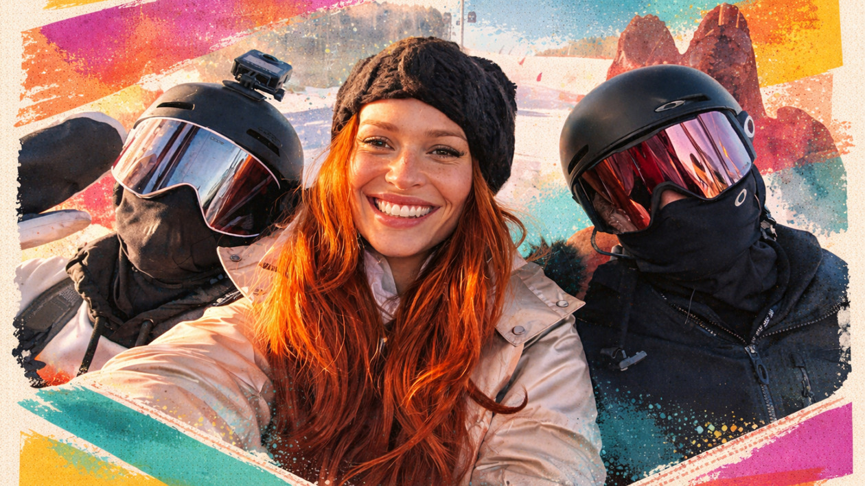 Σίσσυ Χρηστίδου: Το χιονισμένο ταξίδι στην Κουρσεβέλ και η πρώτη προσπάθεια στο σκι