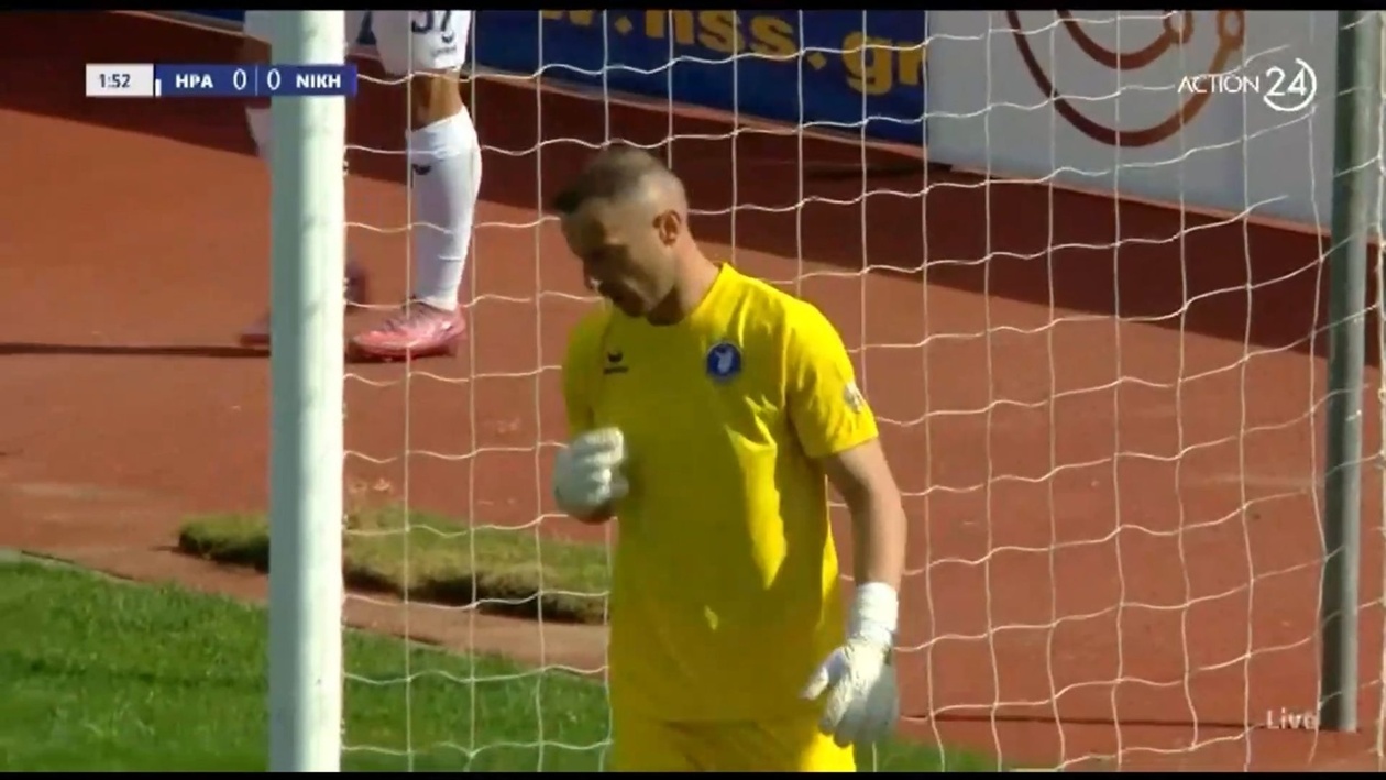 Ο Γκαραβέλης κράτησε το μηδέν στο ντέρμπι της Νίκης Βόλου