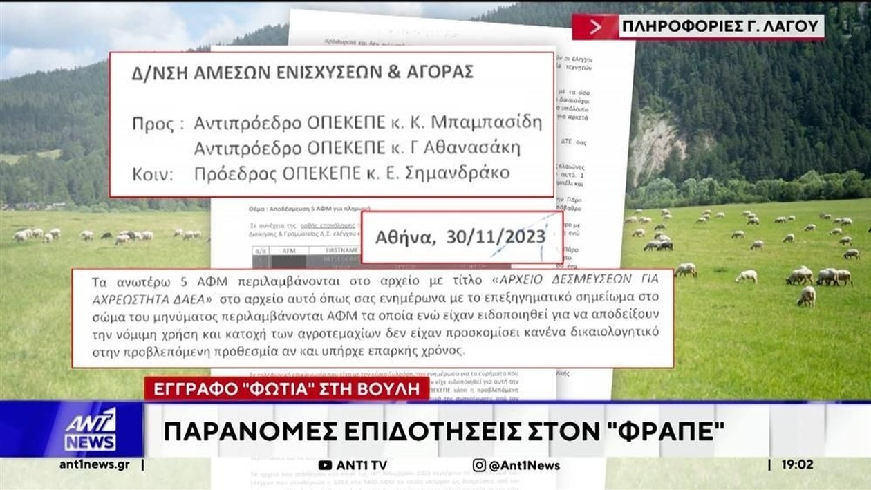 Αποκάλυψη στη Βουλή: Το «Έγγραφο Φωτιά» και οι Παράνομες Επιδοτήσεις στον Φραπέ