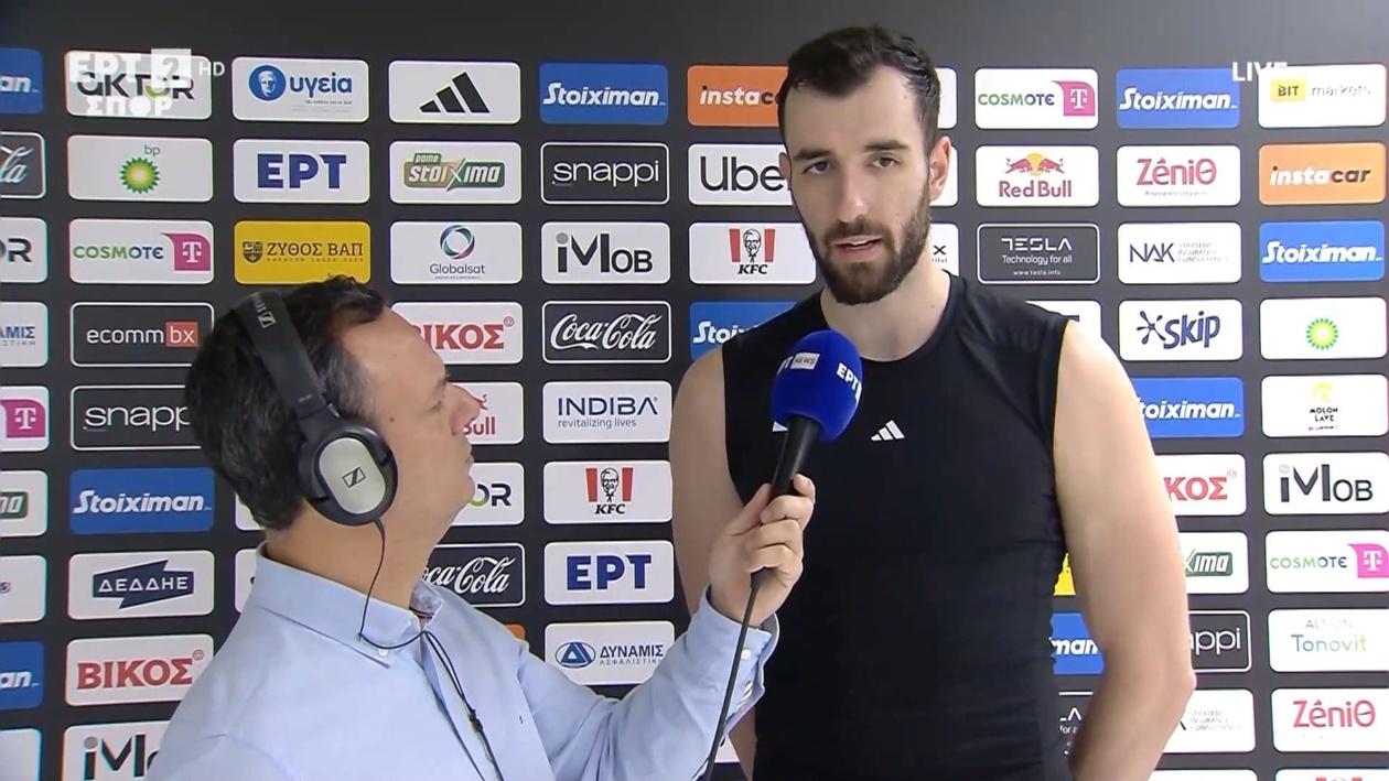 Ο Γιάννης Κουζέλογλου μετά τον αγώνα Παναθηναϊκός Προμηθέας