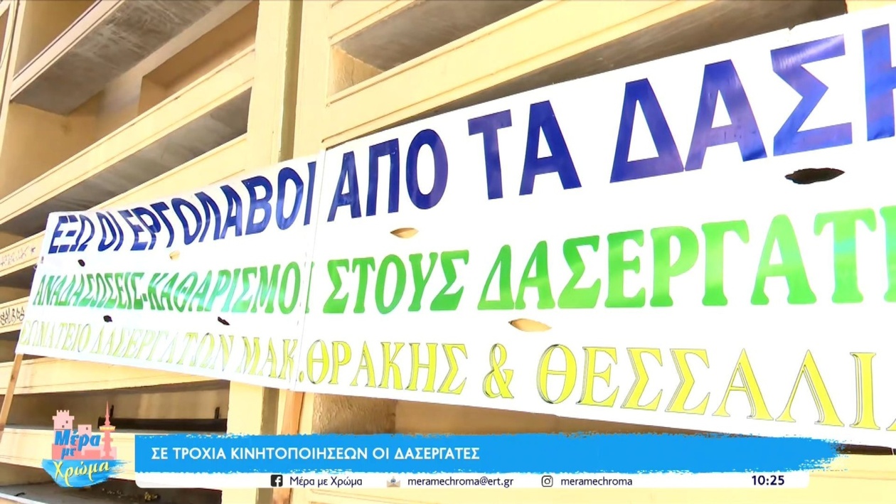 Δασεργάτες βγήκαν στους δρόμους της Θεσσαλονίκης για να διαμαρτυρηθούν