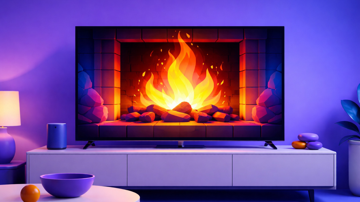 Netflix και HBO Max: Πώς να βάλετε τζάκι στην Smart TV σας για το χριστουγεννιάτικο ρεβεγιόν