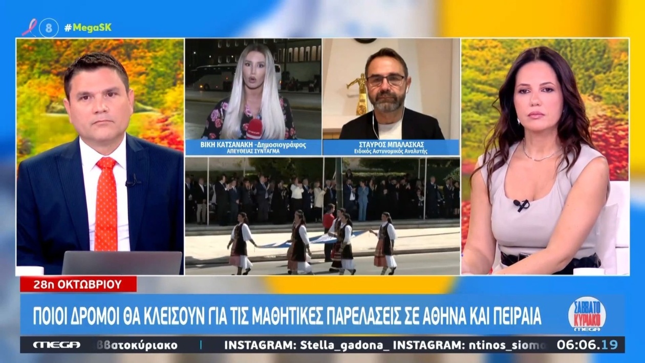 Κυκλοφοριακές ρυθμίσεις για την 28η Οκτωβρίου σε Αθήνα και Πειραιά