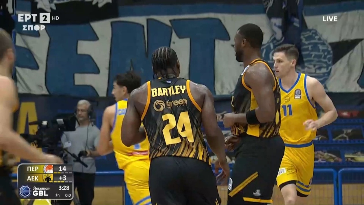 Ο Μπάρτλεϊ σκόραρε στο Περιστέρι