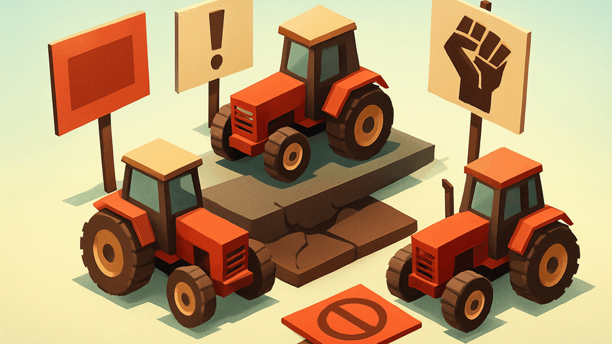 Θεσσαλονίκη: Οι αγρότες επιστρέφουν στα μπλόκα μετά τον τρίωρο αποκλεισμό του λιμανιού