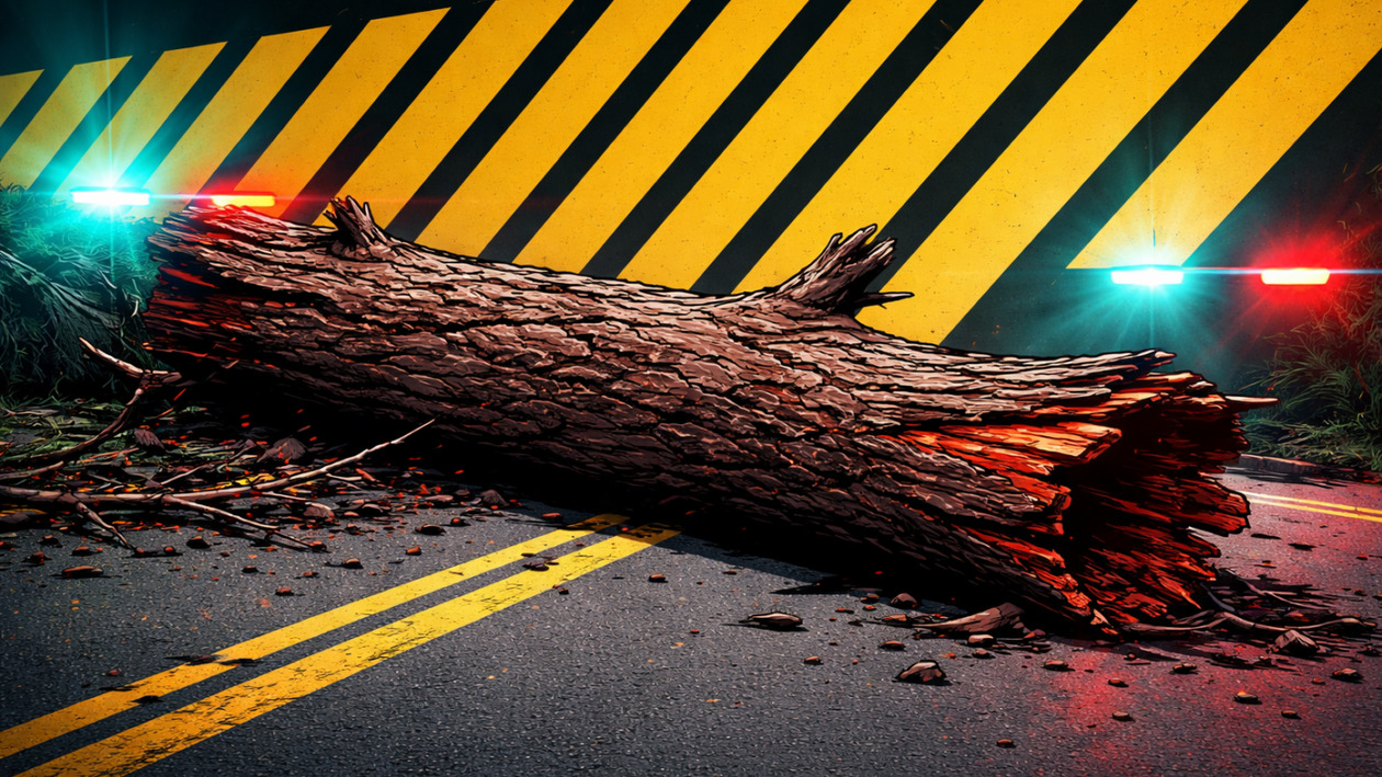 Θεσσαλονίκη: Πτώσεις δέντρων και πινακίδων λόγω των θυελλωδών ανέμων 8 μποφόρ